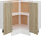 vidaXL - Hoekonderkast - Lyon - 75,5x75,5x81,5 - cm - sonoma - eikenkleurig