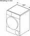 BOSCH WQG235DRNL - Warmtepompdroger - Self cleaning condensor - LED display