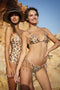 Barts Sands Tanga - Gevoerd bikini broekje - Panterprint - Kleur sand - Maat 40