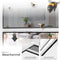 tectake® Insectenwerend Rolgordijn - 110 x 160 cm - Oprolbaar Muggengordijn - Inkortbaar - Aluminium