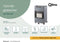 Qlima GH 959 RF - Gaskachel - 3 verwarmingsstanden - Grijs