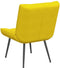 vidaXL - Relaxstoel - 64x74x84 - cm - fluweel - geel