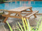 Hardhouten picknicktafel business