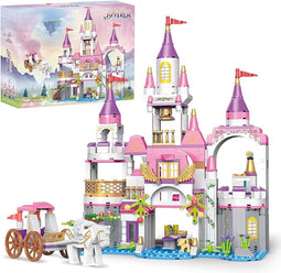 Magisch Kasteel Bouwset - 3 Verdiepingen - Prinsessenslot met Koetsen en Poppen 6+
