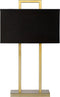 Atmooz - Tafellamp Matera - E27 - Slaapkamer / Woonkamer - Industrieel - Kleur : Goud Bronss - Hoogte 39cm - Metaal