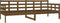 vidaXL - Slaapbank - massief - grenenhout - honingbruin - 80x200 - cm