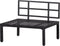 WOOOD George Loungebankje Buiten - Aluminium - Zwart - 73x90x83