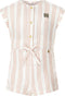 Koko Noko T-GIRLS Jumpsuit - Meisjes - Oranje gestreept - Maat 74