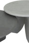 DTP Home Coffee table Melo Air, set of 2,40xØ55 cm (color: Frost) / 35xØ75 cm (color: Dusk), mortex