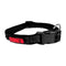 KONG - Halsband Hond - Verstelbaar - Reflecterend - Nylon Zwart L/45-66 cm