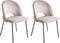 Set van 2 eetkamerstoelen COVELO Taupe