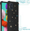 iMoshion Hoesje Geschikt voor Samsung Galaxy A51 Hoesje Met Koord - iMoshion Design Hoesje met Koord - Goud / Zwart / Stars Gold
