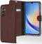 Accezz Hoesje Geschikt voor Samsung Galaxy A34 (5G) Hoesje Met Pasjeshouder - Accezz Wallet Softcase Bookcase - Bruin