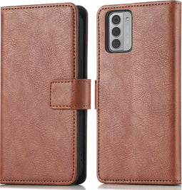 imoshion Hoesje Geschikt voor Nokia G42 Hoesje Met Pasjeshouder - imoshion Luxe Bookcase - Bruin