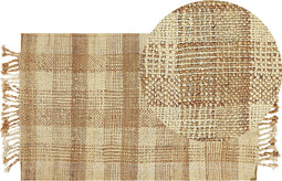 BERISSA - Modern vloerkleed - Beige - 80 x 150 cm - Jute