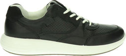 ECCO Soft 7 Runner - Lage sneakers - Textielvoering - Zwart - Maat 42