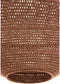 Light & Living Hanglampenkap Viggo - Bruin - Ø50cm - Bohemian - Hanglampen Eetkamer, Slaapkamer, Woonkamer