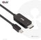 Club 3D - MiniDisplayPort 1.4 naar HDMI - 4K120Hz 8K60Hz HDR10+ - Zwart 1.8m