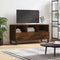vidaXL - Tv-meubel - 102x36x50 - cm - bewerkt - hout - bruin - eikenkleur