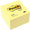 Post-it® Notes - Kubus - 450 Vellen 76 x 76 mm - Pastelroze