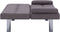 vidaXL - Slaapbank - met - twee - kussens - polyester - taupe