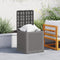 vidaXL - Tuinopbergbox - Lichtgrijs - 55x53x57 - cm - PP