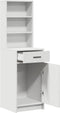 vidaXL - Hoge - Kast - Wit - 40x41x135 - cm - van - Geëngineerd - Hout
