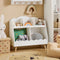 SoBuy KMB100-W - Kinderboekenkast - 5 Open Vakken - Wit