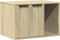 vidaXL - Kattenbakkast - 60x40x40 - cm - bewerkt - hout - sonoma - eikenkleurig