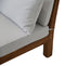 Tuin loungeset Aruba 5-delig + hoek (incl. kussens) - Wit - Teak