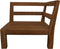 Tuin loungeset Aruba 7-delig + hoek (incl. kussens) - Naturel/wit - Teak