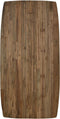 Tuin tafelblad ovaal danish - 180x100x7 - Naturel - Oud Teakhout