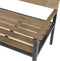 Tuinbank Arezzo - Polywood - Aluminium - Bruin en Antraciet - 120cm