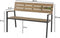 Tuinbank Arezzo - Polywood - Aluminium - Bruin en Antraciet - 120cm