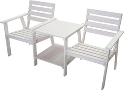Tuinbank - Romeo Tete a Tete - wit - 170cm