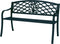 Tuinbank Tuinbank - zitbank - tuinmeubel metaal, zwart 114 cm