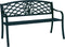 Tuinbank Tuinbank - zitbank - tuinmeubel metaal, zwart 114 cm