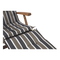Tuinkussen deckchair streep grijs/bruin