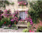Tuinposter Bloemenmuur 80x60cm Teun TuinpostersTeun Tuinposters