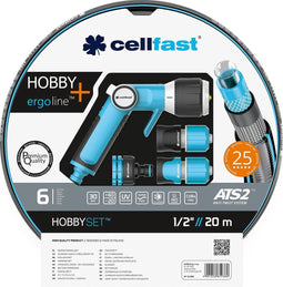 Tuinset 20m 1/2 " Cellfast Hobby Ergo Line tuinslang