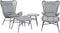 Tuinset Milan Antr. 2stoel+2hocker+Tafel