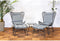 Tuinset Milan Antr. 2stoel+2hocker+Tafel