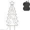 Tuinsteker Kerstboom - 90 LED - Extra Warm Wit