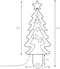 Tuinsteker Kerstboom - 90 LED - Extra Warm Wit