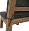 Tuinstoel Aruba incl. kussens - 67x68x75 - Naturel/grijs - Teak/stof