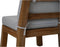 Tuinstoel Aruba incl. kussenset - 68x67x75 - Naturel/wit - Teak