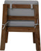 Tuinstoel Aruba incl. kussenset - 68x67x75 - Naturel/wit - Teak
