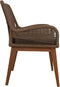 Tuinstoel Coco incl. kussen - 60x64x87 - Abaca/naturel - Teak/banana