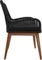 Tuinstoel Coco incl. kussen - 60x64x87 - zwart/naturel - Teak/banana