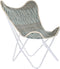 Tuinstoel DKD Home Decor Blauw Wit Groen Ijzer 74 x 65 x 90 cm